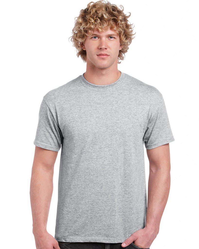 Playera Gildan Adulto 2000 Gris jaspe 095 | Sport depot